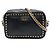Borsa a tracolla Prada Black City Calf Studded Nero