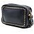 Borsa a tracolla Prada Black City Calf Studded Nero - vista 2