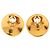 Orecchini Chanel Gold CC placcati oro ed smalto rotondo con clip - vista 2