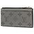 Tarjetero Louis Vuitton Black Monogram Eclipse Reverse Taigarama Negro - vista 2