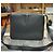 Borsa a tracolla Hermès Steve Light Junior Black Silver Buckle Togo Leather Messenger Bag Crossbody Nero - vista 2