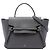Belt Bag Céline Borsa Belt in pelle di vitello micro granulata grigia Celine Marrone