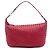Borsa a tracolla Bottega Veneta in nappa rossa Intrecciato