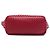 Borsa a tracolla Bottega Veneta in nappa rossa Intrecciato - vista 3
