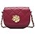 Chanel Red Quilted Calfskin Camellia Turn Lock Flap Rosso Bordò