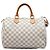Louis Vuitton White Damier Azur Speedy 30 Bianco