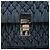 Borsa Miu Miu in denim matelassé blu con catena di cristalli - vista 6