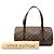 Louis Vuitton Marrone Damier Ebene Papillon 30 - vista 7