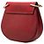 Chloé Drew Crossbody in pelle di vitello liscia e granulata rossa, piccola Rosso - vista 2