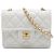 Chanel White Mini Quilted Caviar Sweet Flap Bianco