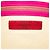 Clutch Rockstud in pelle grande rosa Valentino - vista 5