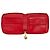 Portafoglio compatto Lady Dior Zip Around in agnello rosso cannage Dior - vista 5