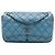 Chanel Blue Medium Quilted Calfskin Natural Beauty Split Pocket Flap Blu chiaro