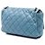 Chanel Blue Medium Quilted Calfskin Natural Beauty Split Pocket Flap Blu chiaro - vista 2