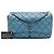 Chanel Blue Medium Quilted Calfskin Natural Beauty Split Pocket Flap Blu chiaro - vista 7