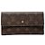 Portafoglio lungo Sarah Monogram marrone Louis Vuitton