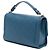 Chanel Blue Medium Quilted Grained Calfskin Label Click Top Handle Flap - vista 2