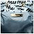 Pochette de cordón en lona estampada azul Miu Miu Azul claro - vista 5