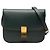 Céline Celine Green Medium Calfskin Classic Box Verde Verde oscuro