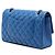 Chanel Blue Medium Classic Lambskin Double Flap Blau - Ansicht 2