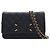 Wallet On Chain Portafoglio con Catena Chanel Black Caviar CC Filigree Nero