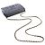 Wallet On Chain Portafoglio con Catena Chanel Black Caviar CC Filigree Nero - vista 14