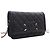 Wallet On Chain Portafoglio con Catena Chanel Black Caviar CC Filigree Nero - vista 3