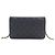 Wallet On Chain Portafoglio con Catena Chanel Black Caviar CC Filigree Nero - vista 4