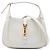 Gucci Borsa a tracolla Jackie 1961 in pelle di vitello bianca mini Bianco Crudo
