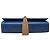 Borsa a tracolla Kate con nappa in pelle di vitello liscia blu con monogramma Saint Laurent misura Medium - vista 3