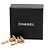 Orecchini Chanel Pink CC in resina placcati oro con goccia a clip Rosa - vue 4
