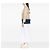 Chanel Blue Large Quilted Shiny Sheepskin Burgundy Rocks Flap Blu scuro - vista 6