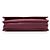 Wallet On Chain Carteira com corrente Chanel em couro de vitelo com relevo Red CC e camélia Vermelho Bordeaux - vista 3