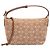 LOEWE Borsa Cubi in tela Anagram marrone Small