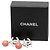 Orecchini a clip Chanel White CC Placcati Oro con Sfera in Resina Bianco - vista 4