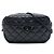 Borsa Camera Reissue Chanel in pelle di vitello invecchiato trapuntato nero mini
