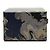 Fendi Bolso bandolera vertical de piel lisa gris con estampado de mármol Castaño - vista 3