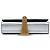 Saint Laurent Borsa a Tracolla Kate in Pelle di Vitello Metallizzata Argento Piccola con Nappina - vista 3
