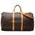Louis Vuitton Marrone Monogram Keepall Bandouliere 50