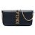 Fendi Fendigraphy Wallet On Chain aus schwarzem Leder