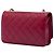 Chanel Red gestepptes Lammleder Trendy CC Wallet On Chain Rot - Ansicht 2
