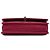 Chanel Red gestepptes Lammleder Trendy CC Wallet On Chain Rot - Ansicht 3