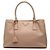 Borsa Prada Brown Large Saffiano Lux Galleria Marrone Carne