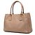 Borsa Prada Brown Large Saffiano Lux Galleria Marrone Carne - vista 2