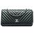 Chanel Green CC Chevron Lambskin Single Flap Verde Verde scuro