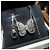 Collana Butterfly in Diamante De Beers Argento - vista 6