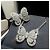Collana Butterfly in Diamante De Beers Argento - vista 7