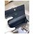 Chanel black sheepskin pearl chain bag - view 8