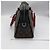 Borsa a tracolla Louis Vuitton Tuileries Besace Color Block Marrone Nero Rosso - vista 6