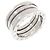 Bulgari Bvlgari B.zero1 3-Band Ring aus 18K Weißgold